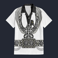 Elvis Phoenix Turquoise Black Hawaiian Shirt Costume, S-5XL US Size, Unisex Button Down Shirt