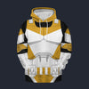 Modetrail Star Wars 212th Attack Battalion Clone Trooper Fleece Hoodie Costume, S-5XL US Size, Gift For Him