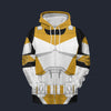 Modetrail Star Wars 212th Attack Battalion Clone Trooper Zip Hoodie Costume, S-5XL US Size, Gift For Him