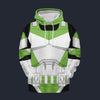 Modetrail Star Wars 442nd Siege Battalion Clone Trooper Hoodie Costume, S-5XL US Size, Gift For Him