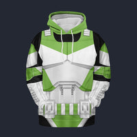 Modetrail Star Wars 442nd Siege Battalion Clone Trooper Hoodie Costume, S-5XL US Size, Gift For Him