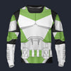 Modetrail Star Wars 442nd Siege Battalion Clone Trooper Tracksuit Costume Hoodie Sweatshirt T-Shirt Sweatpants, S-5XL US Size