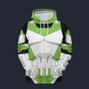 Modetrail Star Wars 442nd Siege Battalion Clone Trooper Zip Hoodie Costume, S-5XL US Size, Gift For Him