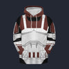 Modetrail Star Wars 87th Sentinel Corps Rocket Trooper Hoodie Costume, S-5XL US Size, Gift For Him