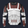 Modetrail Star Wars 87th Sentinel Corps Rocket Trooper Tracksuit Costume Hoodie Sweatshirt T-Shirt Sweatpants, S-5XL US Size