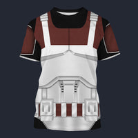 Modetrail Star Wars 87th Sentinel Corps Rocket Trooper T-shirt Costume, S-5XL US Size, Gift For Him