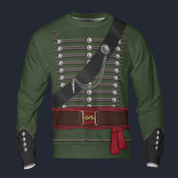 Modetrail 95th Rifles Uniform British Army Captain Long Sleeves Costume, British Costume S-5XL US Size, Gift For Him