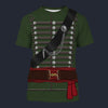Modetrail 95th Rifles Uniform British Army Captain T-shirt Costume, British Costume S-5XL US Size, Gift For Him