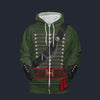 Modetrail 95th Rifles Uniform British Army Captain Tracksuit Costume Hoodie Sweatshirt T-Shirt Sweatpants, British Costume S-5XL US Size