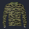 Modetrail ARVN Tiger Stripe CAMO Tracksuit Costume Hoodie Sweatshirt T-Shirt Sweatpants, American Costume S-5XL US Size