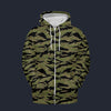 Modetrail ARVN Tiger Stripe CAMO Tracksuit Costume Hoodie Sweatshirt T-Shirt Sweatpants, American Costume S-5XL US Size