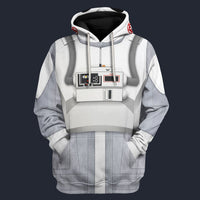 Modetrail AT-AT Driver Helmet Fleece Hoodie Costume, Star Wars Costume S-5XL US Size, Gift For Him