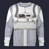 Modetrail AT-AT Driver Helmet Tracksuit Costume Hoodie Sweatshirt T-Shirt Sweatpants, Star Wars Costume S-5XL US Size