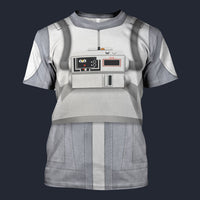 Modetrail AT-AT Driver Helmet T-shirt Costume, Star Wars Costume S-5XL US Size, Gift For Him
