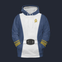 Modetrail Star Trek Admiral James-T.Kirk-EXO Sixth Independence Tracksuit Costume Hoodie Sweatshirt T-Shirt Sweatpants, S-5XL US Size