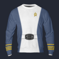 Modetrail Star Trek Admiral James-T.Kirk-EXO Sixth Independence Long Sleeves Costume, S-5XL US Size, Gift For Him