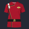 Modetrail Star Trek Admiral James T.Kirk T-shirt Costume, S-5XL US Size, Gift For Him