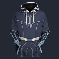 Modetrail Ahsoka Tano Fleece Hoodie Costume, Star Wars Costume S-5XL US Size, Gift For Him