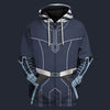 Modetrail Ahsoka Tano Fleece Zip Hoodie Costume, Star Wars Costume S-5XL US Size, Gift For Him