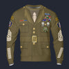 Modetrail American ARMY ENLISTED ARMY Brown SERVICE UNIFORM Long Sleeves Costume, American Costume S-5XL US Size, Gift For Him