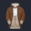 Modetrail American Alexander Hamilton Hoodie Costume, American Costume S-5XL US Size, Gift For Him