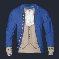 Modetrail American Alexander Hamilton Long Sleeves Costume, American Costume S-5XL US Size, Gift For Him