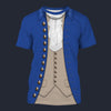 Modetrail American Alexander Hamilton T-shirt Costume, American Costume S-5XL US Size, Gift For Him
