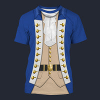 Modetrail American Alexander Hamilton T-shirt Costume, American Costume S-5XL US Size, Gift For Him