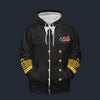 Modetrail American Andrew Cunningham, 1st Viscount Cunningham of Hyndhope Fleece Zip Hoodie Costume, American Costume S-5XL US Size, Gift For Him