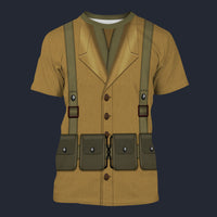 Modetrail American Army WW1 Infantryman T-shirt Costume, American Costume S-5XL US Size, Gift For Him