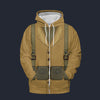 Modetrail American Army WW1 Infantryman Tracksuit Costume Hoodie Sweatshirt T-Shirt Sweatpants, American Costume S-5XL US Size
