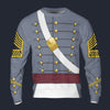 Modetrail American Army West Point Cadet Brigade Activies Officer Tracksuit Costume Hoodie Sweatshirt T-Shirt Sweatpants, American Costume S-5XL US Size