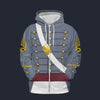 Modetrail American Army West Point Cadet Brigade Athletic Officer Tracksuit Costume Hoodie Sweatshirt T-Shirt Sweatpants, American Costume S-5XL US Size
