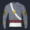 Modetrail American Army West Point Cadet Brigade Command Sergeant Major Long Sleeves Costume, American Costume S-5XL US Size, Gift For Him