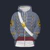 Modetrail American Army West Point Cadet Brigade Supply Officer Tracksuit Costume Hoodie Sweatshirt T-Shirt Sweatpants, American Costume S-5XL US Size