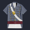 Modetrail American Army West Point Cadet Hawaiian Shirt Costume, American History S-5XL US Size, Unisex Button Down Shirt