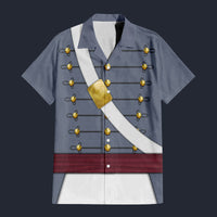 Modetrail American Army West Point Cadet Hawaiian Shirt Costume, American History S-5XL US Size, Unisex Button Down Shirt
