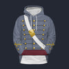 Modetrail American Army West Point Cadet Hoodie Costume, American History S-5XL US Size, Gift For Him