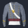 Modetrail American Army West Point Cadet Long Sleeves Costume, American History S-5XL US Size, Gift For Him