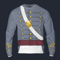 Modetrail American Army West Point Cadet Long Sleeves Costume, American History S-5XL US Size, Gift For Him