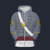 Modetrail American Army West Point Cadet Regimental Adjutant Tracksuit Costume Hoodie Sweatshirt T-Shirt Sweatpants, American Costume S-5XL US Size