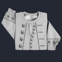 Modetrail American Benjamin Franklin Sweater Costume, American Costume S-5XL US Size, Gift For Him