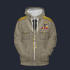 Modetrail American Chester W.Nimitz Fleece Zip Hoodie Costume, American Costume S-5XL US Size, Gift For Him