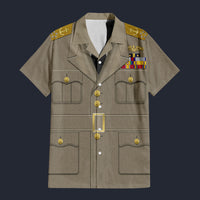 Modetrail American Chester W.Nimitz Hawaiian Shirt Costume, American Costume S-5XL US Size, Unisex Button Down Shirt