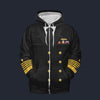 Modetrail American Chester W.Nimitz Fleece Zip Hoodie Costume, American Costume S-5XL US Size, Gift For Him