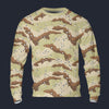 Modetrail American Chocolate Chip Desert Battle Dress Uniform (DBDU) Camo Tracksuit Costume Hoodie Sweatshirt T-Shirt Sweatpants, Military Costume S-5XL US Size
