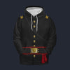 Modetrail American Civil War- Union Army- Captain of Infantry Set 2 Tracksuit Costume Hoodie Sweatshirt T-Shirt Sweatpants, American Costume S-5XL US Size
