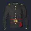 Modetrail American Civil War- Union Army- Captain of Infantry Set 2 Tracksuit Costume Hoodie Sweatshirt T-Shirt Sweatpants, American Costume S-5XL US Size