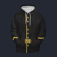 Modetrail American Civil War- Union Army- Cavalry Trooper Hoodie Costume, American Costume S-5XL US Size, Gift For Him