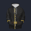 Modetrail American Civil War- Union Army- Cavalry Trooper Zip Hoodie Costume, American Costume S-5XL US Size, Gift For Him